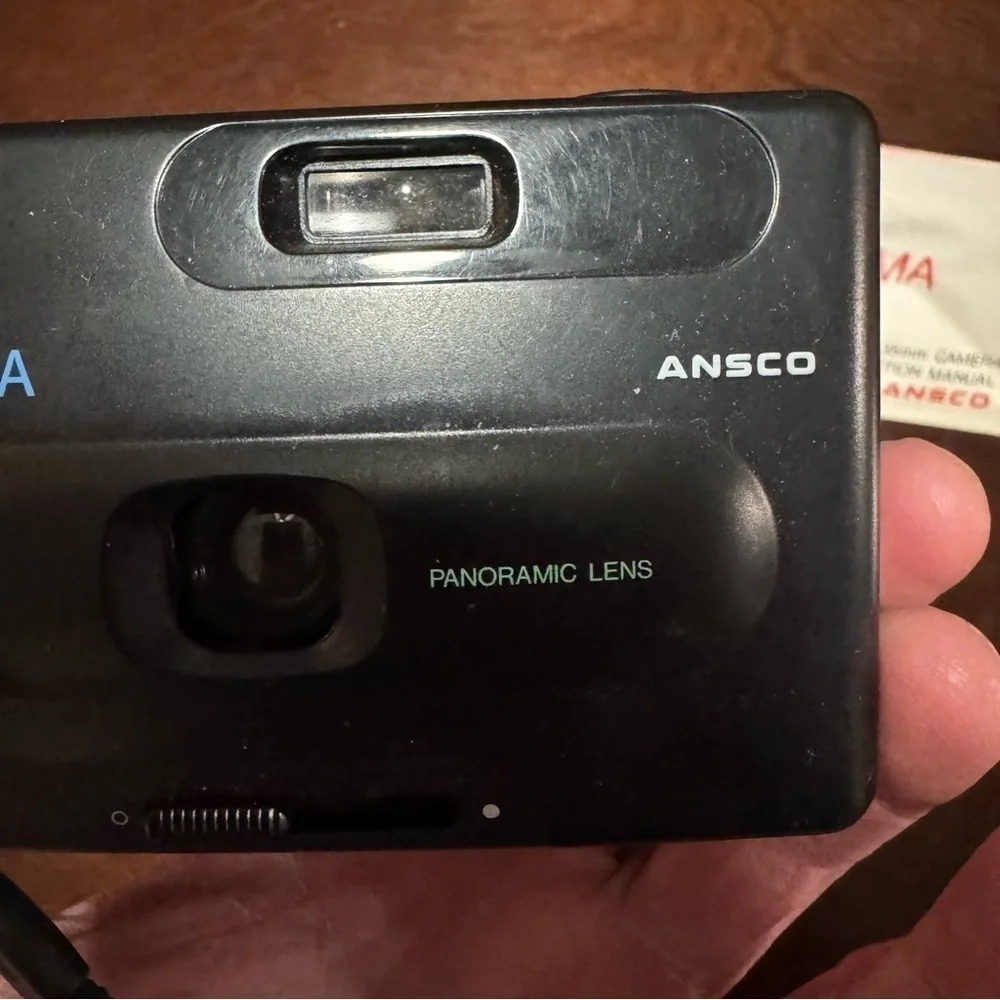Ansco Pix 35 Panorama Focus Free 35mm Film Point & Shoot Camera Tested Working